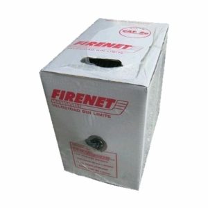 CABLE UTP 305MTS EXTERIOR INTERIOR FIRENET (NEGRO)