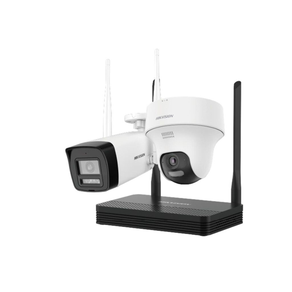 KIT DE VIDEOVIGILANCIA INALÁMBRICO EASYLINK 2MP CAM BULLET- DOMO PT INT